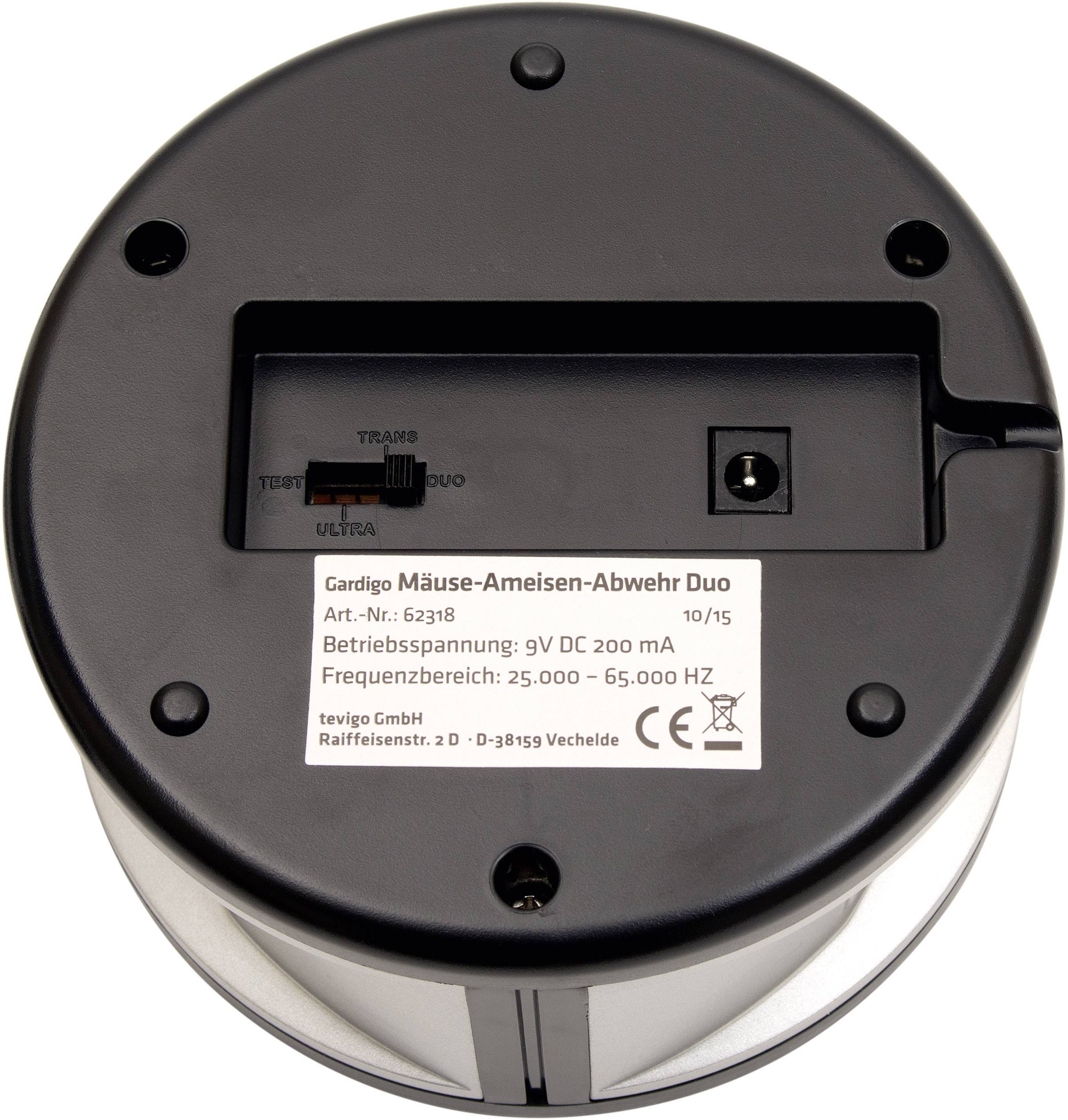 Gardigo Duo Schädlingsvertreiber Funktionsart Multifrequenz Wirkungsbereich 550 m² 1 St.