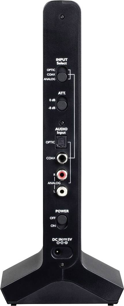 Thomson WHP-5327 Over Ear Kopfhörer Funk Schwarz Lautstärkeregelung TV