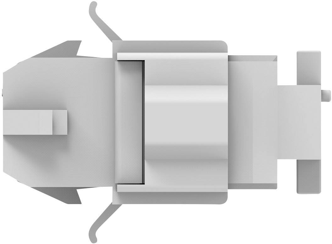 TE Connectivity Buchsengehäuse-Kabel MATE-N-LOK Polzahl Gesamt 4 Rastermaß: 6.35mm 770026-1