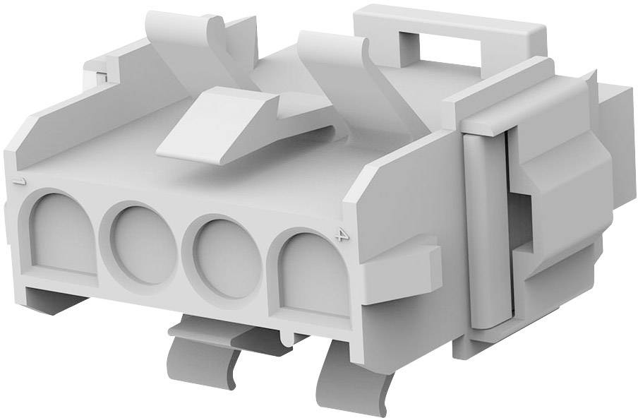 TE Connectivity Buchsengehäuse-Kabel MATE-N-LOK Polzahl Gesamt 4 Rastermaß: 6.35 mm 770026-1