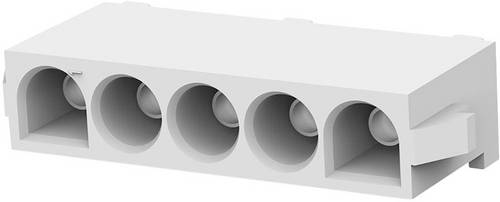TE Connectivity Buchsengehäuse-Platine MATE-N-LOK Polzahl Gesamt 5 Rastermaß: 6.35 mm 640901-3 1 St