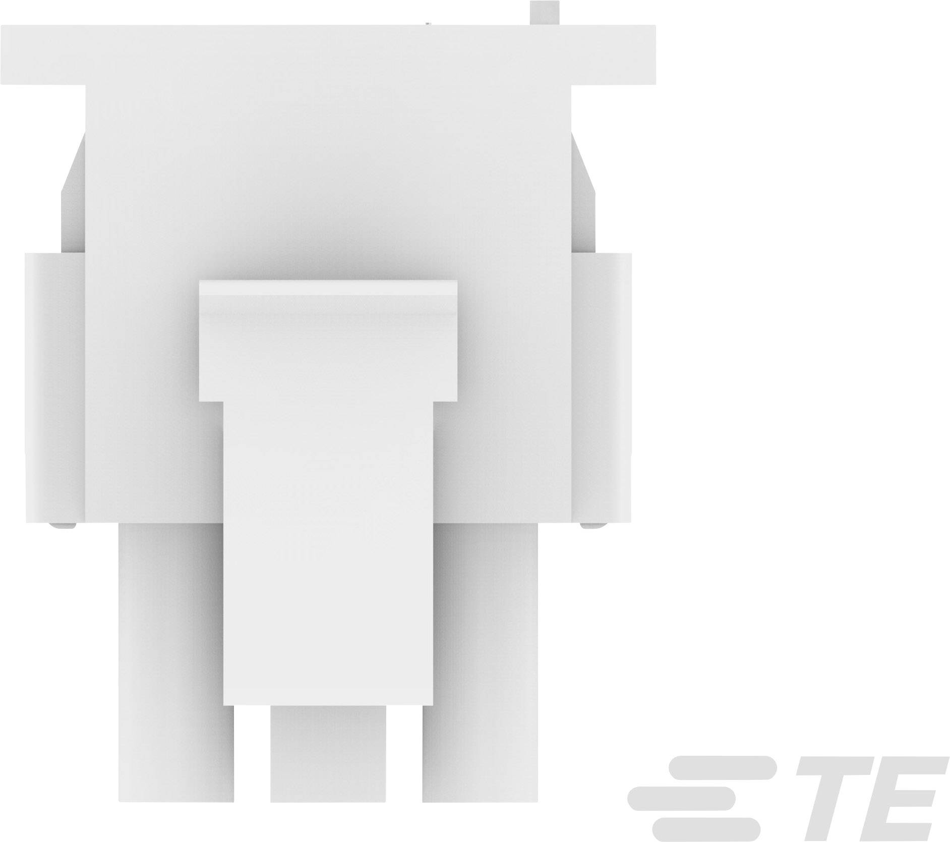 TE Connectivity Stiftgehäuse-Kabel MATE-N-LOK Polzahl Gesamt 6 Rastermaß: 6.35mm 770020-1 1St.