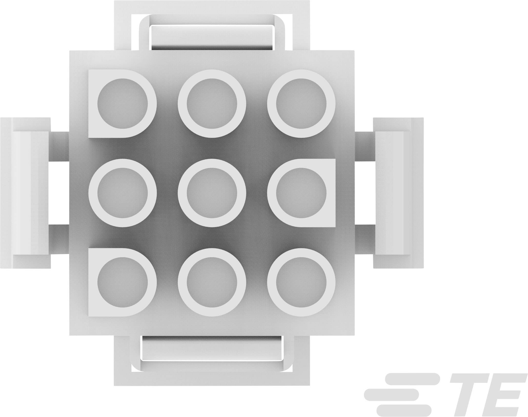 TE Connectivity Stiftgehäuse-Kabel MATE-N-LOK Polzahl Gesamt 9 Rastermaß: 6.35mm 770021-1