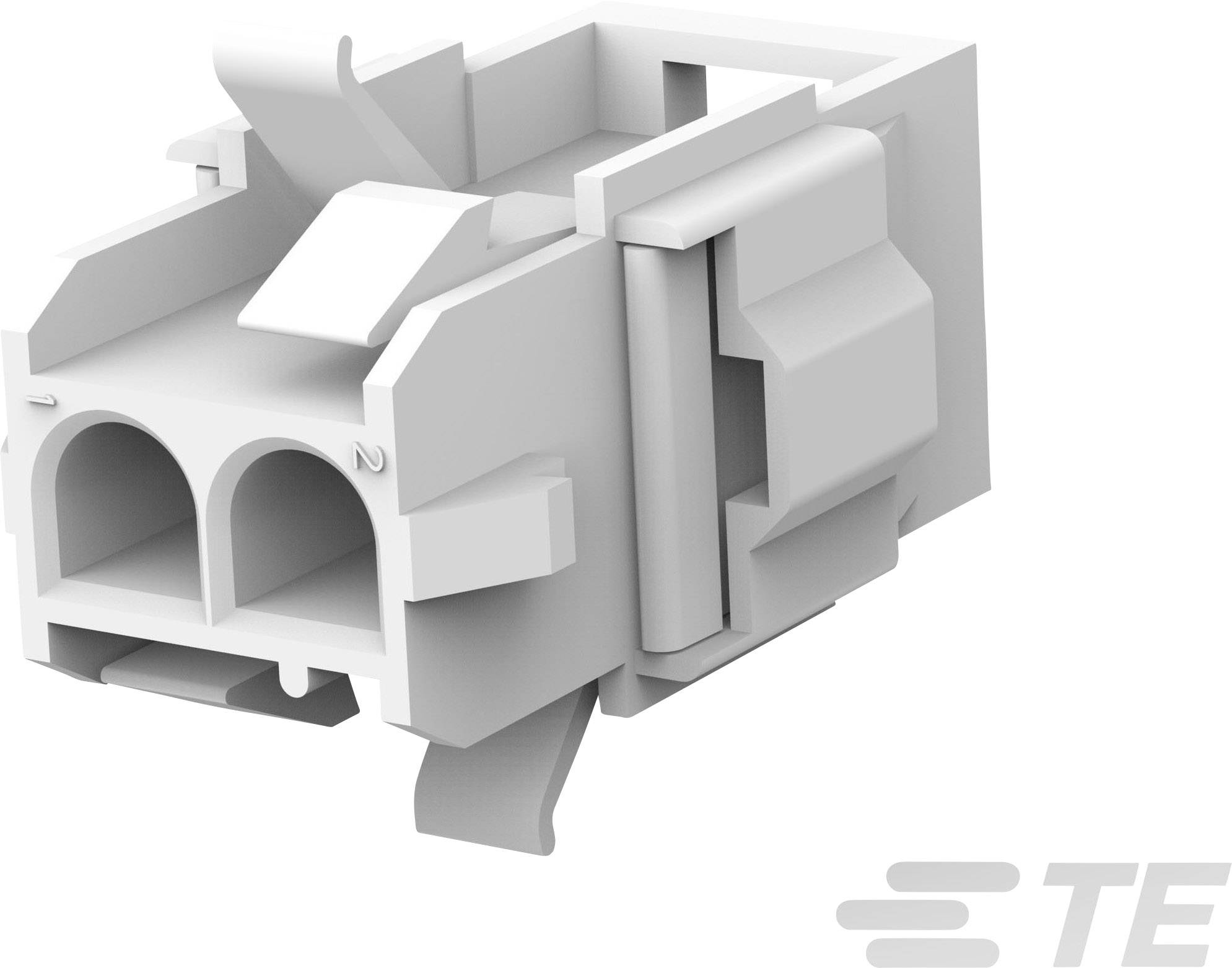 TE Connectivity Buchsengehäuse-Kabel MATE-N-LOK Polzahl Gesamt 2 Rastermaß: 6.35mm 770024-1