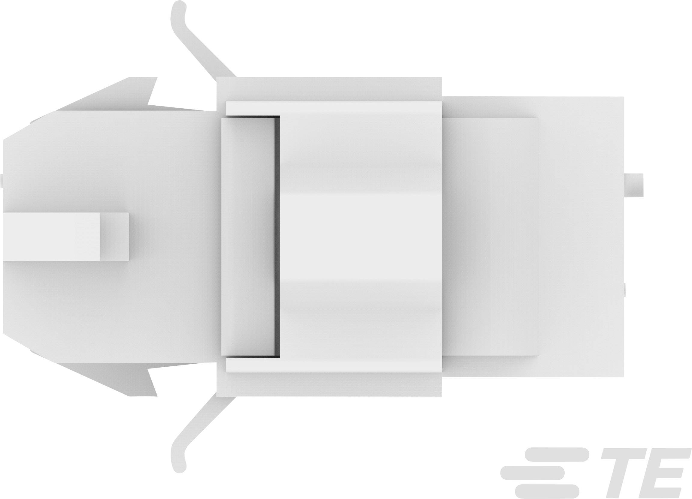 TE Connectivity Buchsengehäuse-Kabel MATE-N-LOK Polzahl Gesamt 2 Rastermaß: 6.35mm 770024-1