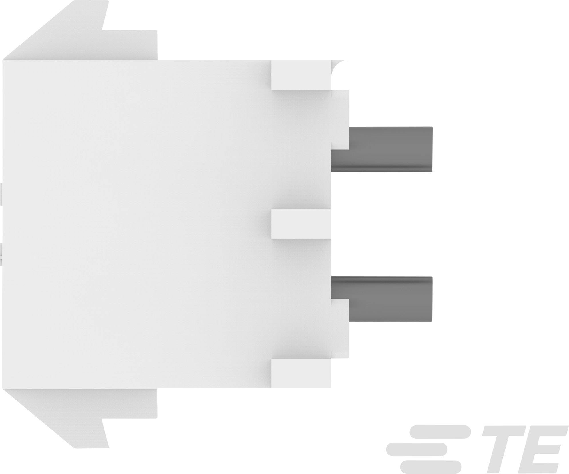 TE Connectivity Buchsengehäuse-Platine MATE-N-LOK Polzahl Gesamt 6 Rastermaß: 6.35mm 350827-4 1St.