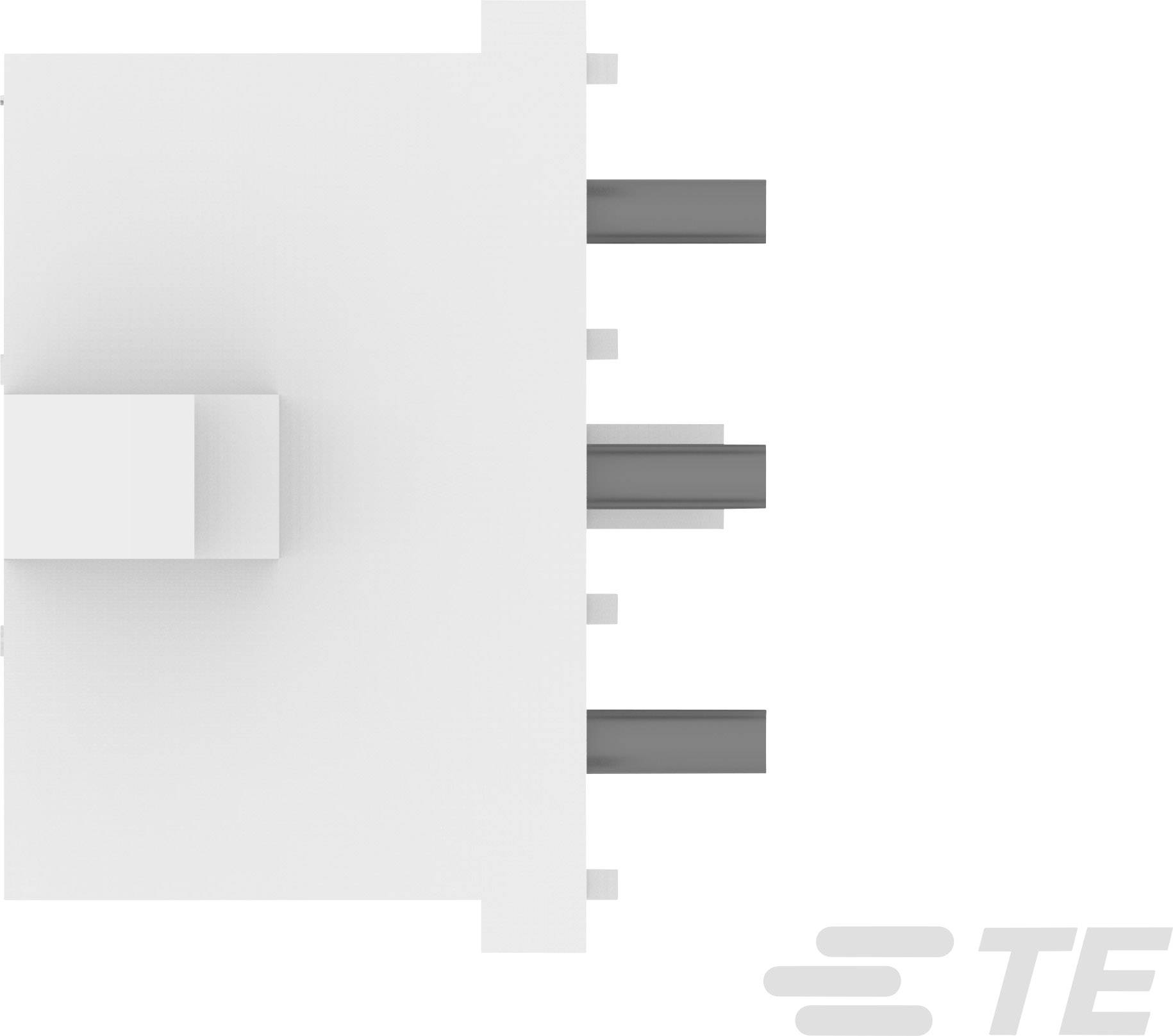 TE Connectivity Buchsengehäuse-Platine MATE-N-LOK Polzahl Gesamt 15 Rastermaß: 6.35mm 643430-1