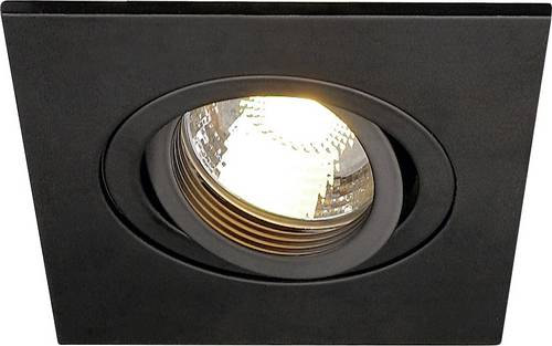 SLV 113450 New Trial XL Einbauleuchte Halogen, LED GU10 50W Schwarz (matt)