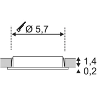 SLV 112222 DL 126 LED-Einbauleuchte LED LED fest eingebaut 3W Chrom SLV 112222 DL 126 LED-Einbauleuchte LED LED fest eingebaut 3W Chrom