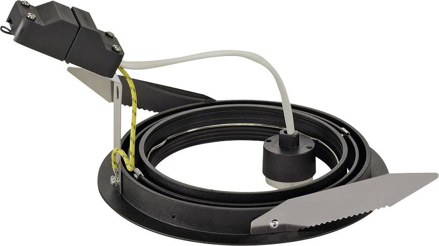 SLV 113550 New Tria 1 Einbauleuchte Halogen, LED GU10 75W Schwarz (matt)