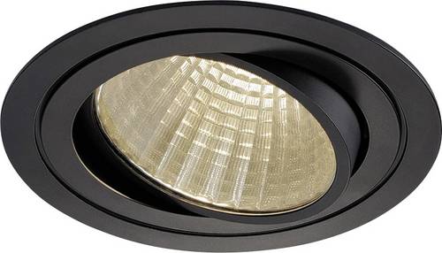 SLV New Tria 1 Set 114270 LED-Einbauleuchte 25W Warm-Weiß Schwarz (matt)