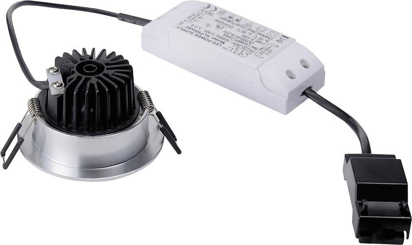 SLV 114426 Patta-I LED-Einbauleuchte LED LED fest eingebaut 12W Aluminium (gebürstet)