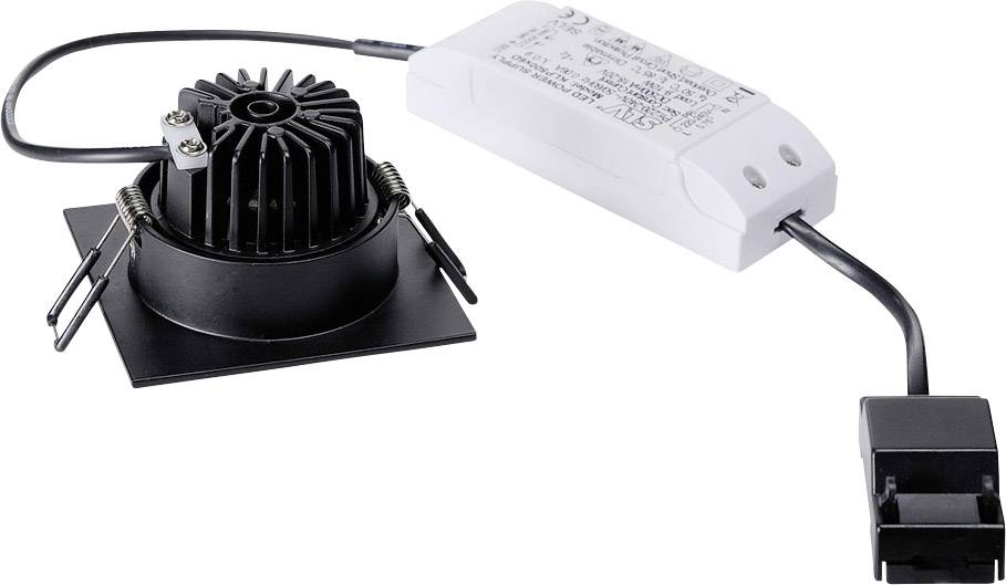 SLV 114430 Patta-I LED-Einbauleuchte LED LED fest eingebaut 12W Schwarz (matt)