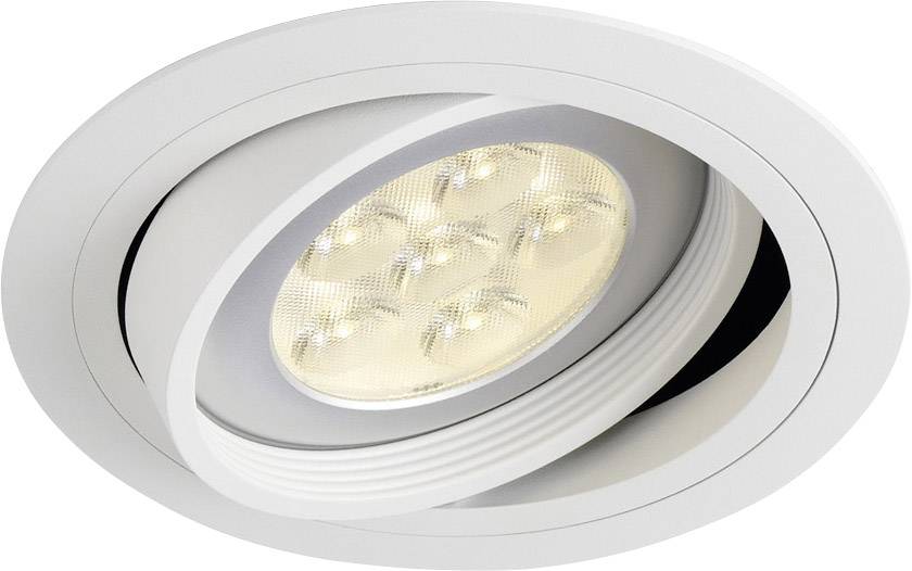 SLV 113540 New Tria 1 Einbauleuchte Halogen, LED GU10 75W Weiß (matt)