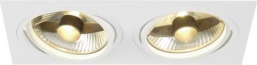 SLV 113841 New Tria 1 Einbauleuchte Halogen, LED GU10 150W Weiß (matt)