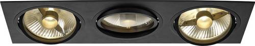 SLV 113850 New Tria 1 Einbauleuchte Halogen, LED GU10 225W Schwarz (matt)