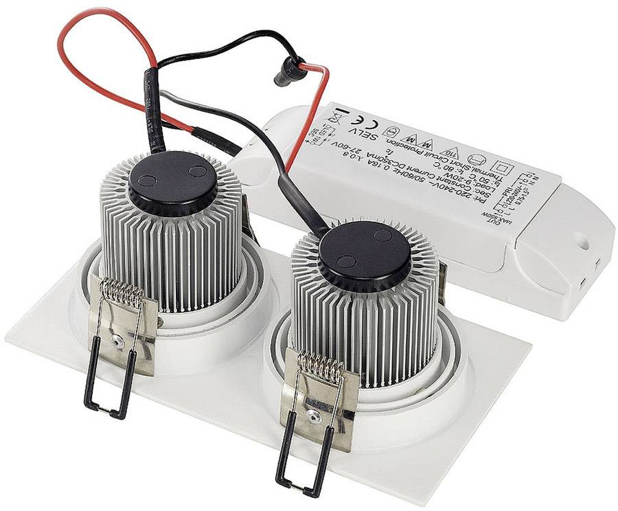 SLV 113891 New Tria LED-Einbauleuchte LED LED fest eingebaut 12W Weiß (matt)