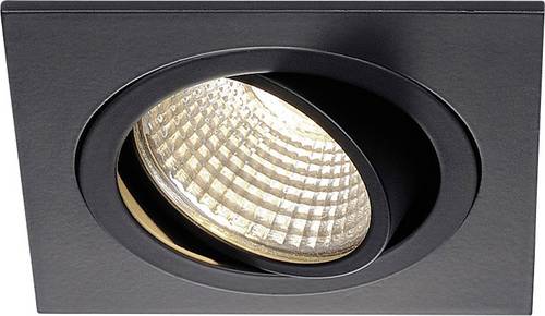 SLV New Tria 113910 LED-Einbauleuchte 6W Warm-Weiß Schwarz (matt)