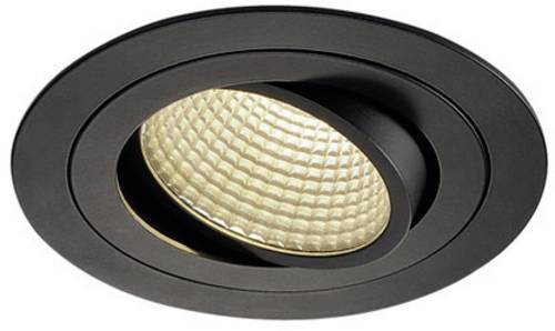 SLV New Tria 1 Set 114230 LED-Einbauleuchte 12W Warm-Weiß Schwarz (matt)