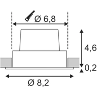 SLV 114386 LED-Einbauleuchte LED LED fest eingebaut 9W Aluminium (gebürstet) SLV 114386 LED-Einbauleuchte LED LED fest eingebaut 9W Aluminium (gebürstet)