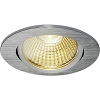 SLV 114386 LED-Einbauleuchte LED LED fest eingebaut 9W Aluminium (gebürstet) SLV 114386 LED-Einbauleuchte LED LED fest eingebaut 9W Aluminium (gebürstet)