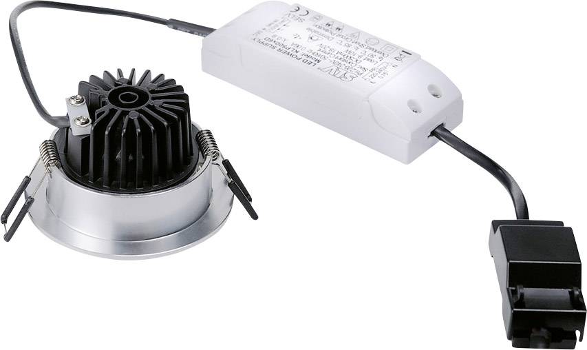 SLV 114386 LED-Einbauleuchte LED LED fest eingebaut 9W Aluminium (gebürstet)