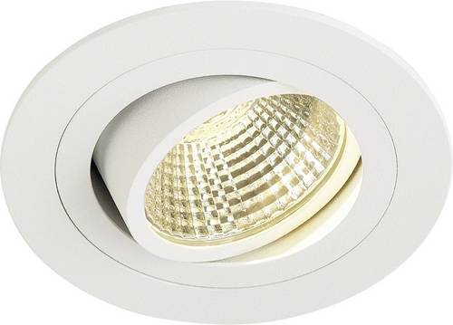 SLV New Tria 113901 LED-Einbauleuchte 6W Warm-Weiß Weiß (matt)