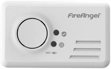 FireAngel CO-9B-DET Kohlenmonoxid-Melder batteriebetrieben detektiert Kohlenmonoxid
