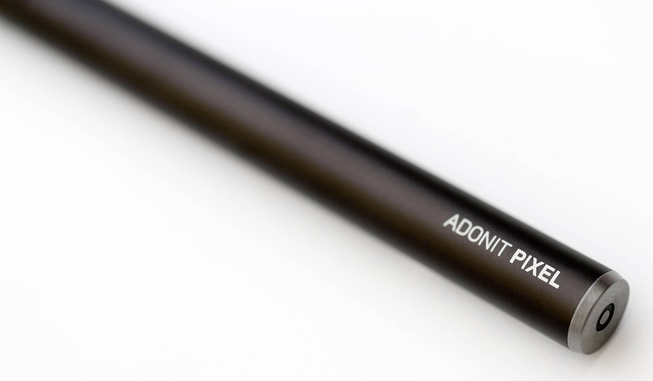Adonit PIXEL Touchpen Bluetooth, wiederaufladbar, mit präziser Schreibspitze Schwarz