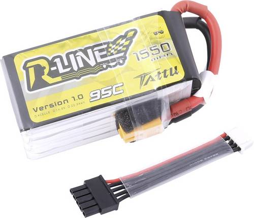 Modellbau-Akkupack (LiPo) 14.8V 1550 mAh Zellen-Zahl: 4 95 C Softcase XT60