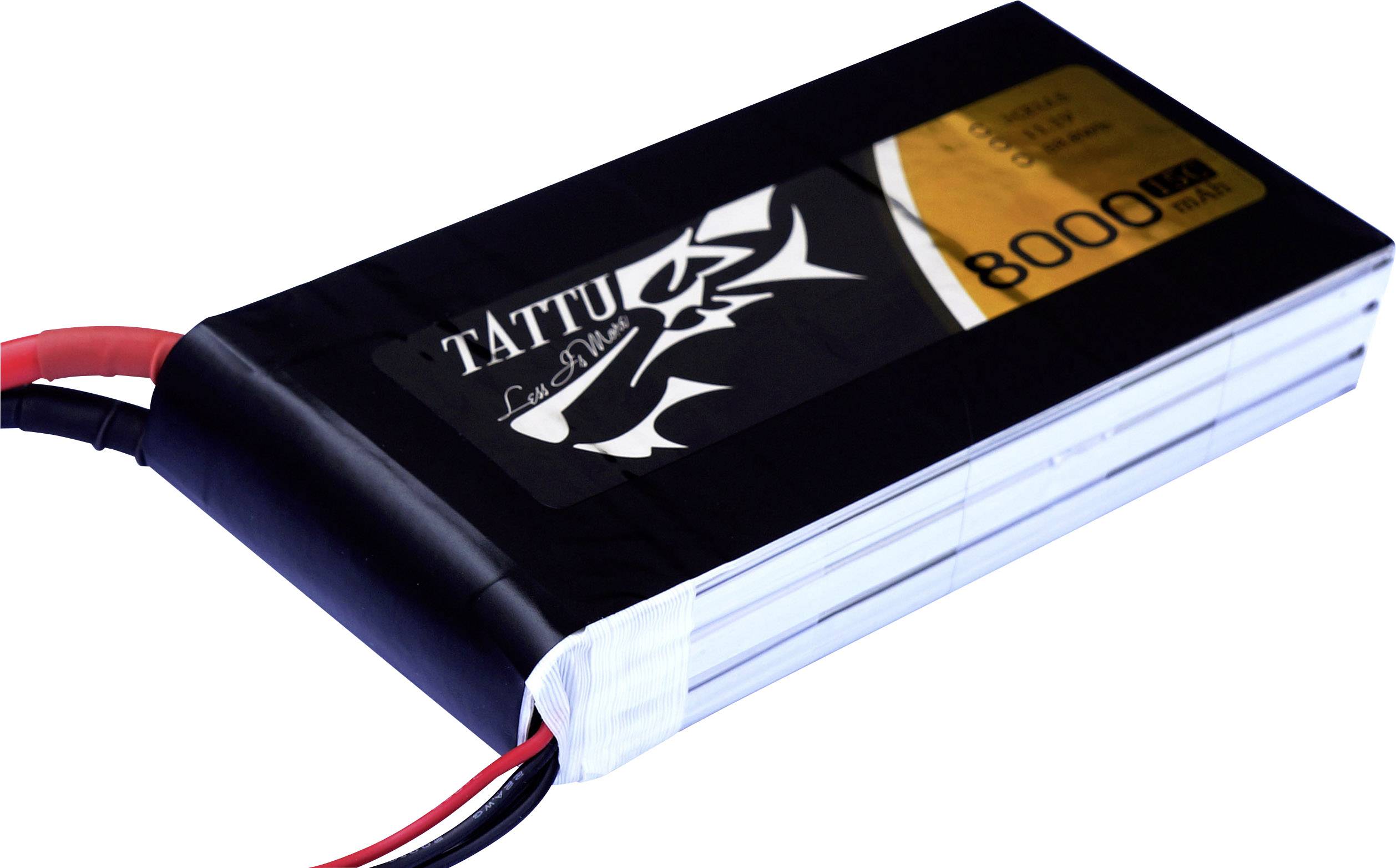 Tattu Modellbau-Akkupack (LiPo) 11.1 V 8000 mAh Zellen-Zahl: 3 15 C Softcase EC5