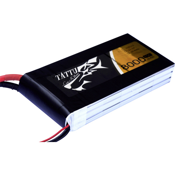 Tattu Modellbau-Akkupack (LiPo) 11.1V 8000 mAh Zellen-Zahl: 3 15 C Softcase EC5