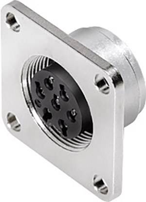 Binder 09 0124 370 06 Miniatur-RundsteckverFlanschbuchse Gesamtpolzahl: 6 1St.