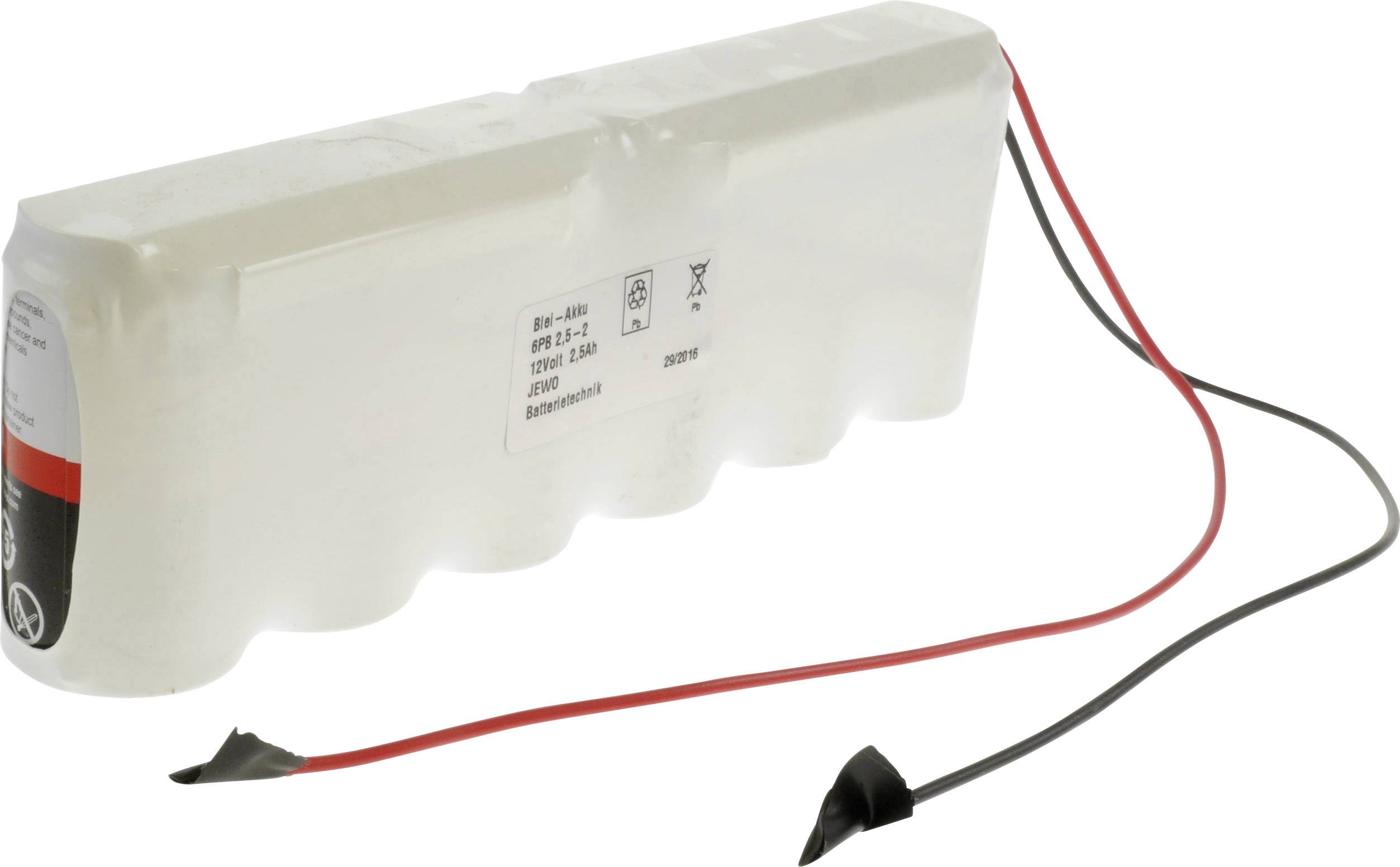 EnerSys Hawker Cyclon BC F1x6 0810-0075 Bleiakku 12V 2.5Ah Blei-Vlies (AGM) (B x H x T) 210 x 69.6 x 39.4mm Kabel Wartungsfrei