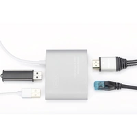 Digitus DA-70847 HDMI / USB / RJ45 Adapter [1x USB 3.2 Gen 1 Stecker C (USB 3.0) - 1x HDMI-Buchse, USB 3.2 Gen 1 Buchse A (USB 3.0), USB-C™ Buchse, Digitus DA-70847 HDMI / USB / RJ45 Adapter [1x USB 3.2 Gen 1 Stecker C (USB 3.0) - 1x HDMI-Buchse, USB 3.2 Gen 1 Buchse A (USB 3.0), USB-C™ Buchse,