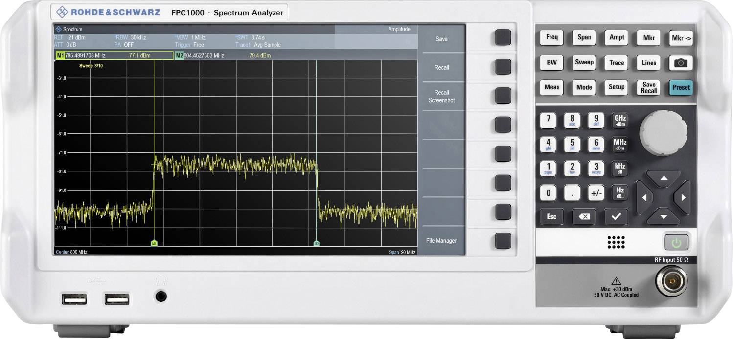 Rohde & Schwarz FPC-P1 Spektrum-Analysator Werksstandard (ohne Zertifikat)