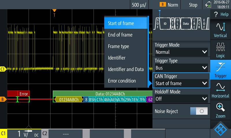 Rohde & Schwarz 1333.0550.03 RTH-K3 Erweiterungsmodul RTH-K3 - Erweiterung CAN/LIN Trigger & Decode