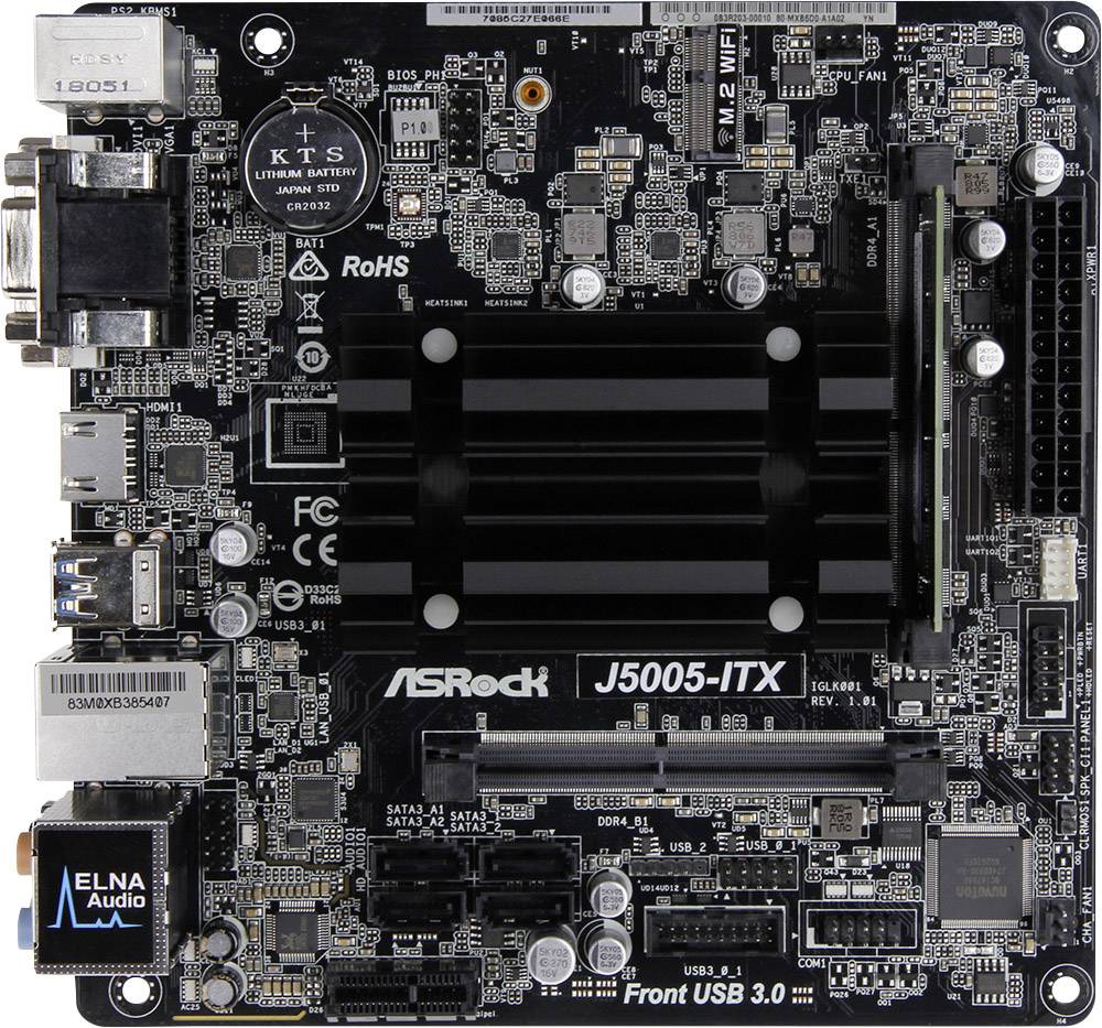 Renkforce PC Tuning-Kit Intel® Celeron® (4 x 1.5 GHz) 4 GB Intel UHD Graphics Mini-ITX