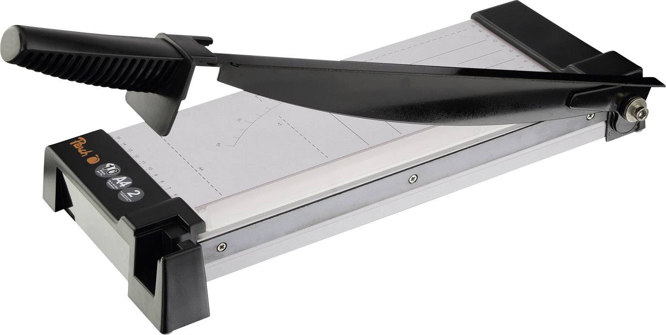 Peach PC300-01 Hebelschneider A4 Schnittleistung A4 80 g/m²: 10 Blatt