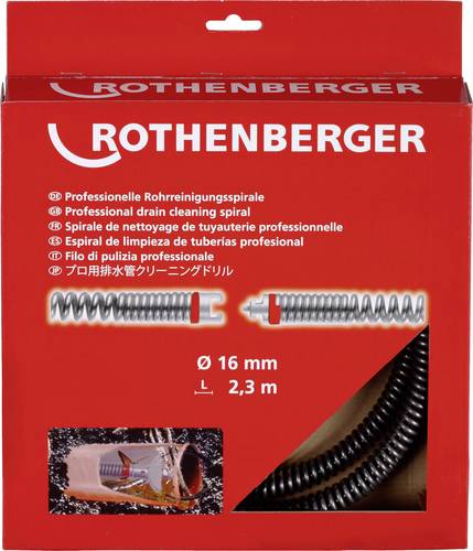 Rothenberger 72433 Rohrreinigungswelle 230 cm Produktabmessung, Ø 16 mm