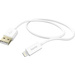 Hama Apple iPad/iPhone/iPod Câble de raccordement [1x USB 2.0 type A mâle - 1x Dock mâle Lightning] 1.50 m blanc