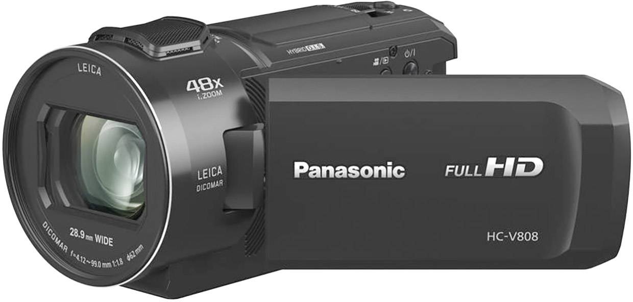 Panasonic HC-V808EG-K Camcorder 7.6 cm 3 Zoll 8.5 Megapixel Opt. Zoom: 24 x Schwarz