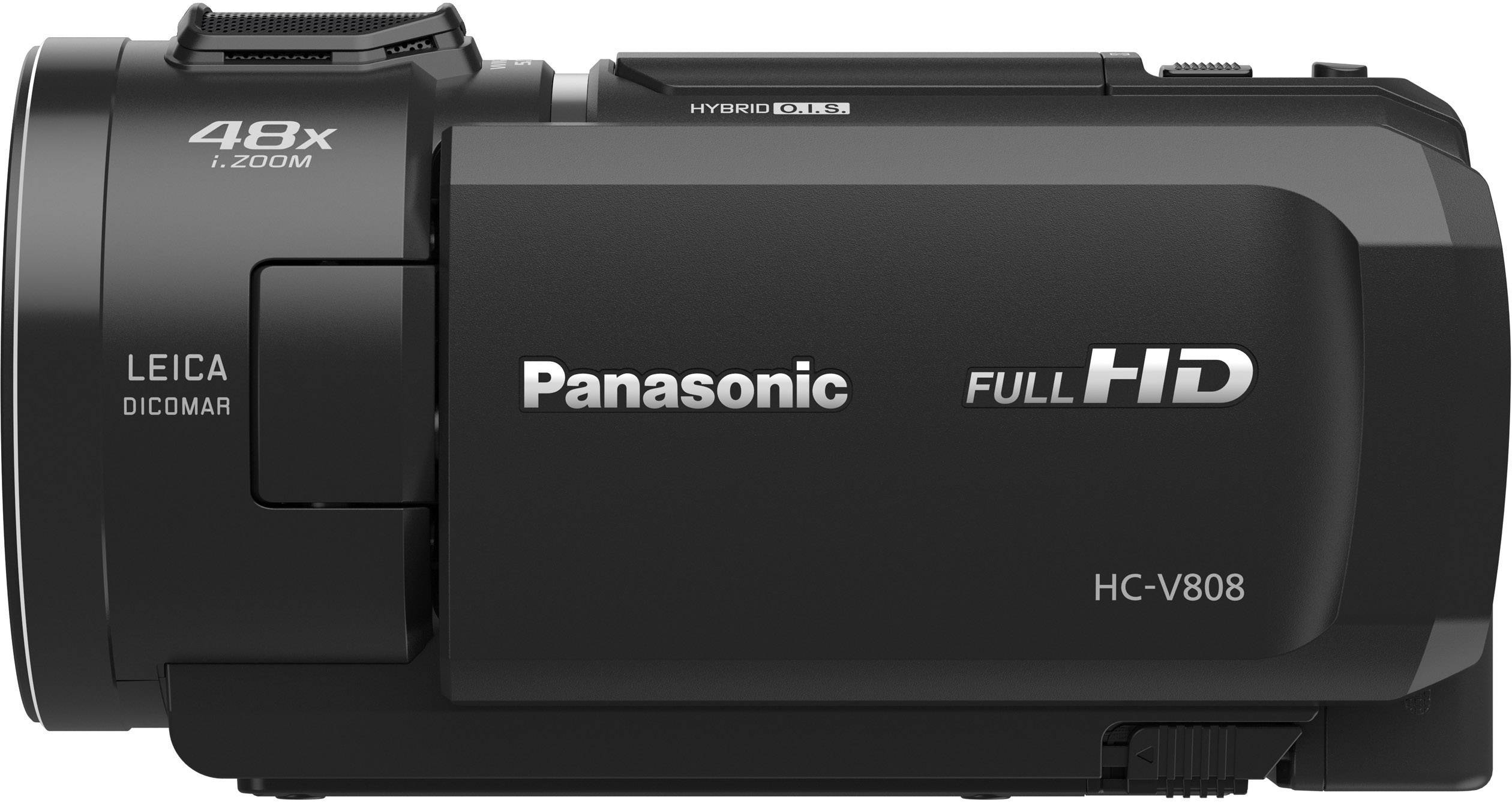 Panasonic HC-V808EG-K Camcorder 7.6 cm 3 Zoll 8.5 Megapixel Opt. Zoom: 24 x Schwarz