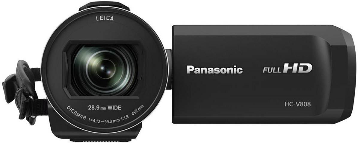 Panasonic HC-V808EG-K Camcorder 7.6 cm 3 Zoll 8.5 Megapixel Opt. Zoom: 24 x Schwarz