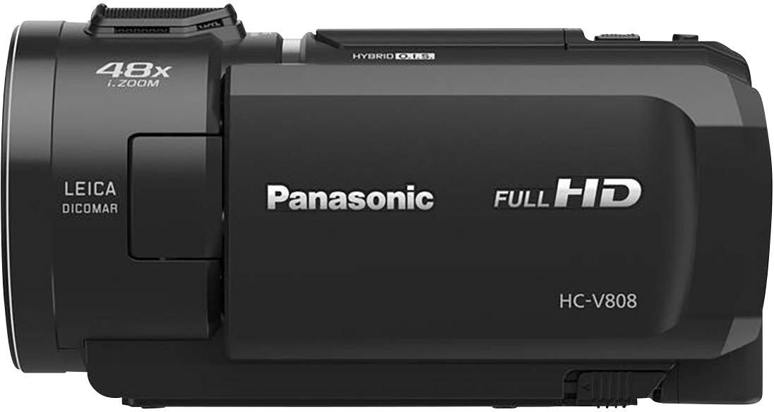 Panasonic HC-V808EG-K Camcorder 7.6 cm 3 Zoll 8.5 Megapixel Opt. Zoom: 24 x Schwarz