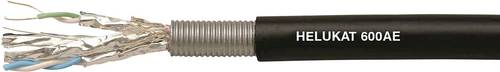 Helukabel 802168 Ethernet-Leitung CAT 7e S/FTP 4 x 2 x 0.258 mm² Schwarz Meterware