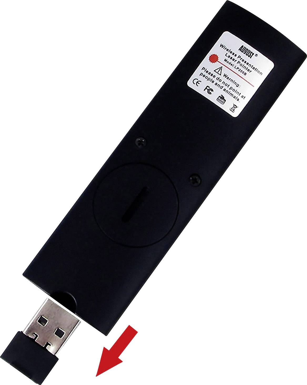 August LP200B Presenter inkl. Laserpointer