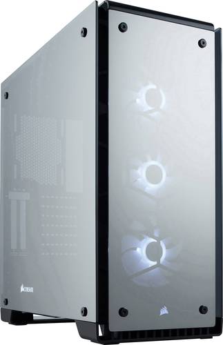 Corsair Crystal 570X RGB Mirror Black Tempered Glass Midi Tower PC Gehäuse Schwarz 3 Vorinstalliert  - Onlineshop Voelkner