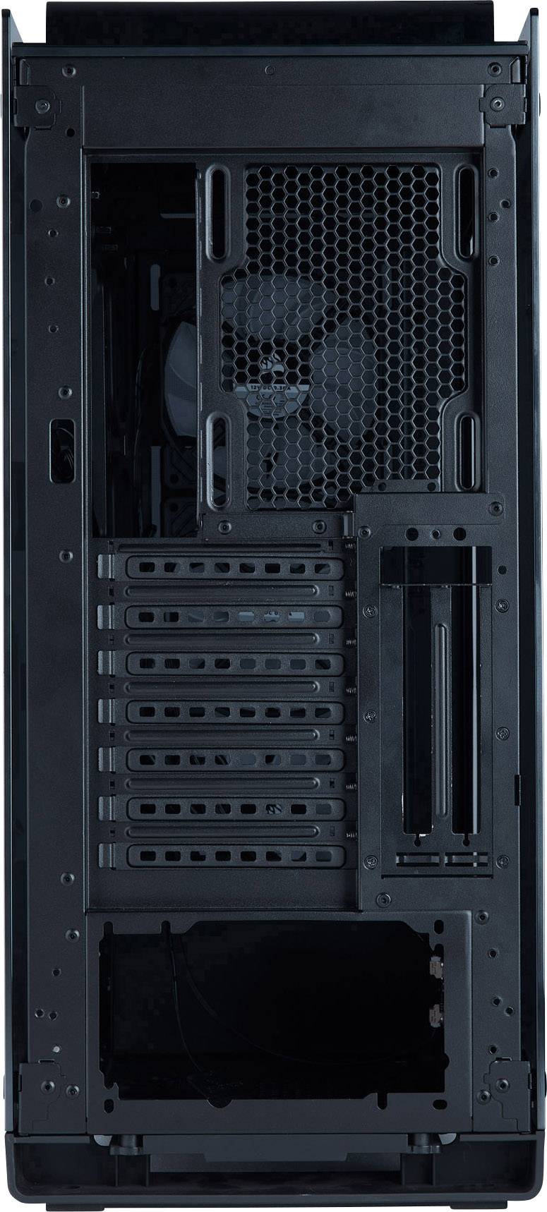 Corsair Crystal 570X RGB Mirror Black Tempered Glass Midi-Tower PC-Gehäuse Schwarz 3 Vorinstallierte LED Lüfter, Staubfilter