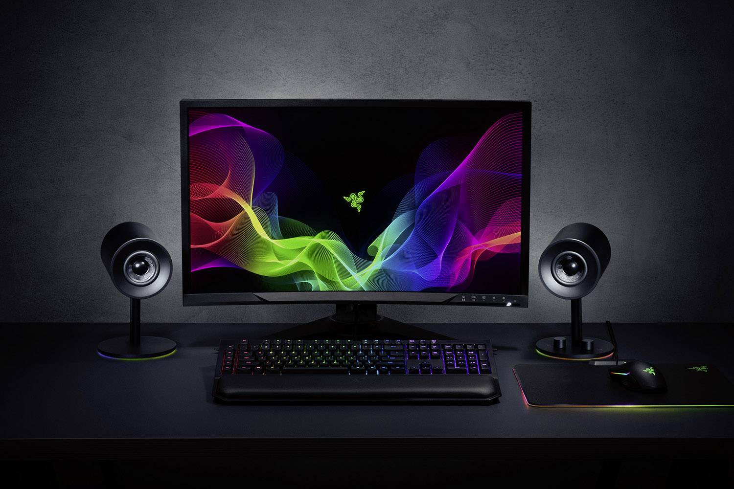 RAZER Nommo 2.0 Chroma 2.0 PC-Lautsprecher Kabelgebunden Schwarz